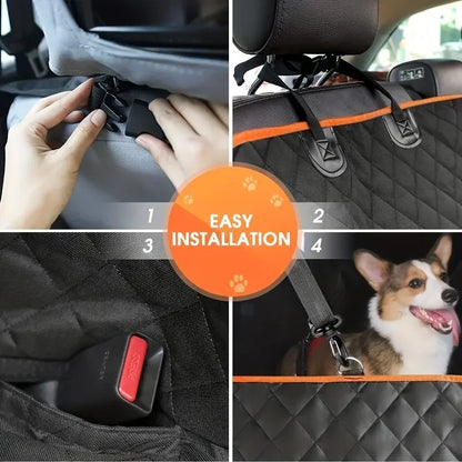 Premium Waterproof and Scratch-Resistant Dog Hammock Car Seat Cover for Enhanced Vehicle Protection